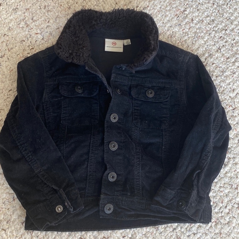AG Kids Black Corduroy Jacket